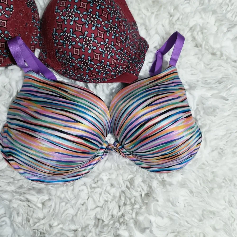 Victoria's Secret Plunge Push-up Bra Bundle 38DD